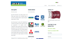 Desktop Screenshot of generatorsqatar.com